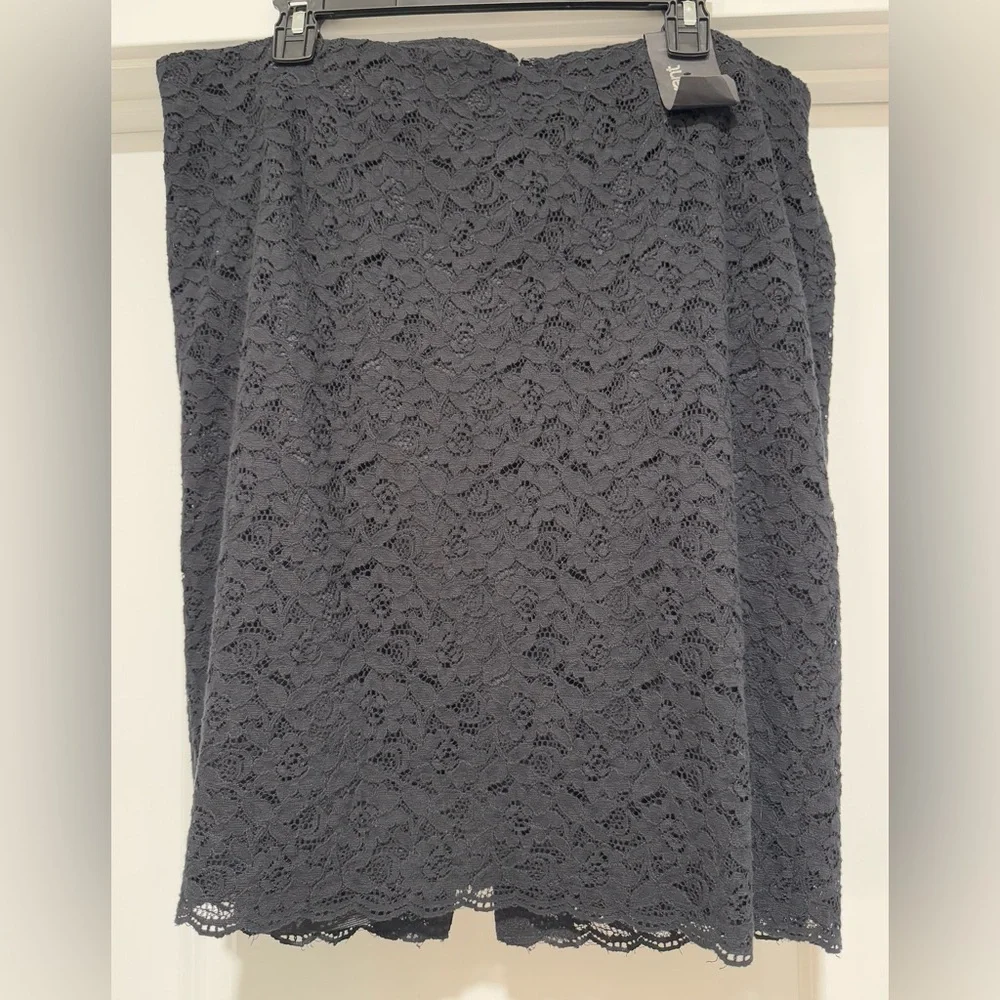 NWT Lane Bryant Black Lace Pencil‎ Skirt Size 20